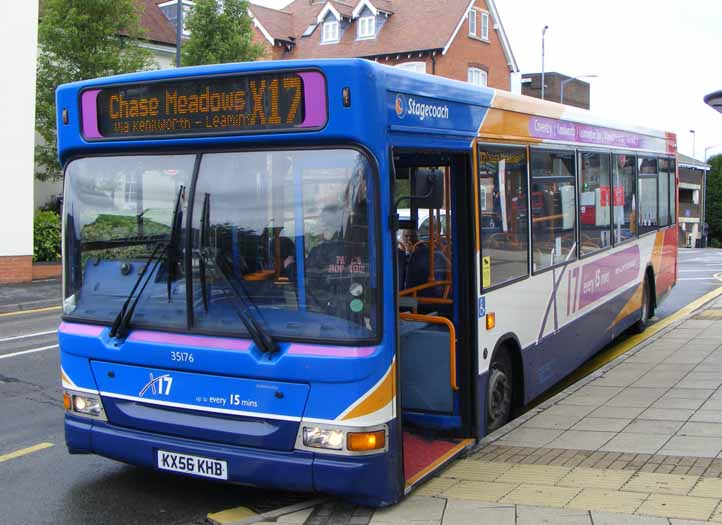 Stagecoach Midlands Dennis Dart Plaxton Pointer 2 35176